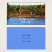 秋の木縁どの池自然アート (正面&裏面)