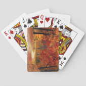 秋の木道 トランプ (裏面)