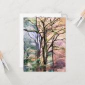 秋の木 カード (正面/裏面インサイチュ)