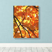 秋の木 キャンバスプリント (インサイチュ (ウッドフロア))