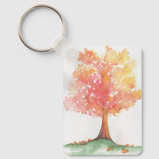 秋の木 キーホルダー (正面)
