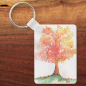 秋の木 キーホルダー (正面)