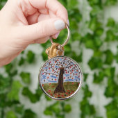 秋の木 キーホルダー (手)