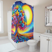 秋の木 シャワーカーテン (インサイチュ)