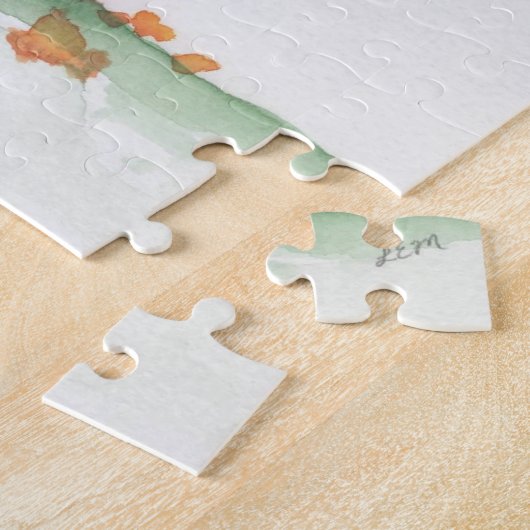 秋の木 ジグソーパズル (側面)