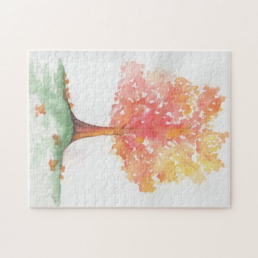 秋の木 ジグソーパズル (横)