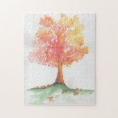 秋の木 ジグソーパズル (縦)