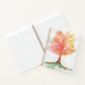 秋の木 ノートブック (内部)