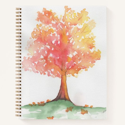 秋の木 ノートブック (正面)