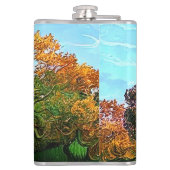 秋の木 フラスク (裏面)