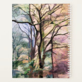 秋の木 プランナー手帳 (裏面)