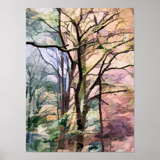 秋の木 ポスター (正面)