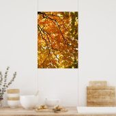 秋の木 ポスター (キッチン)