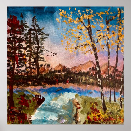 「秋の木： ポスター (正面)