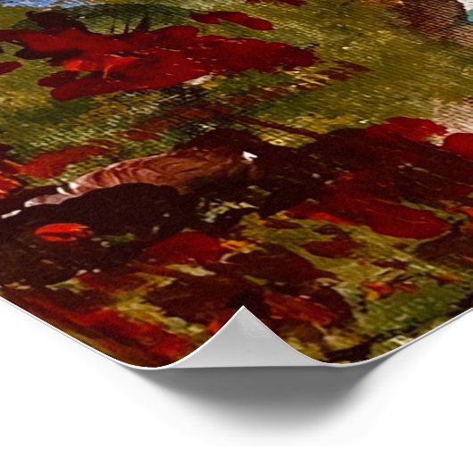 「秋の木： ポスター (角)