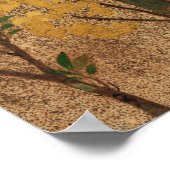 秋の木 ポスター (角)