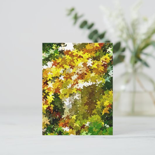 秋の木 ポストカード (スタンド正面)