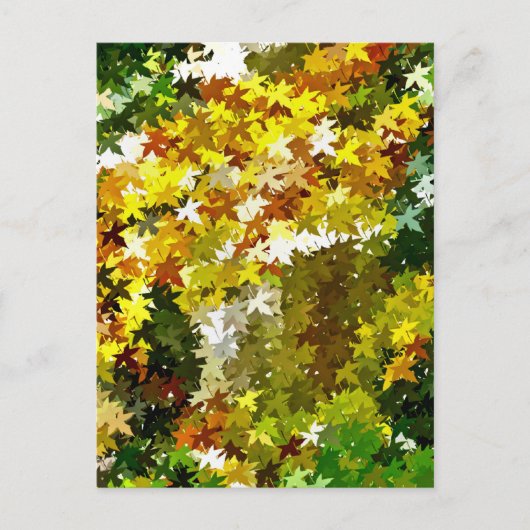 秋の木 ポストカード (正面)