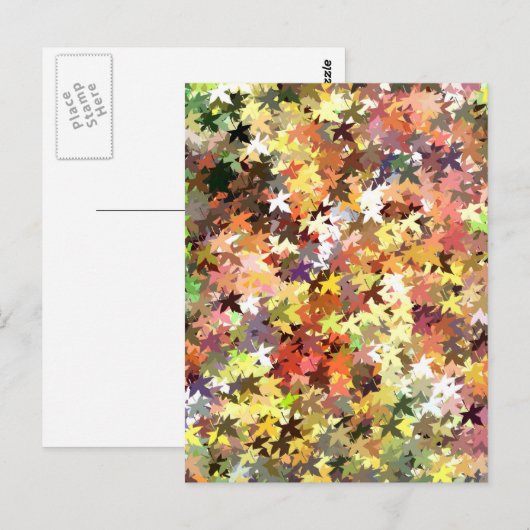 秋の木 ポストカード (正面/裏面)