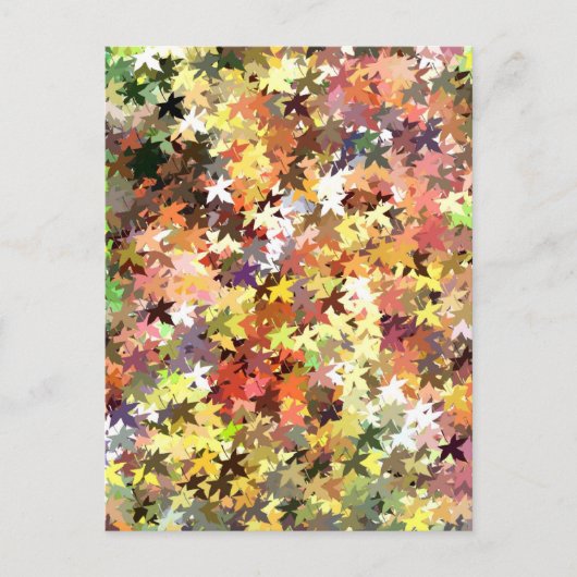 秋の木 ポストカード (正面)