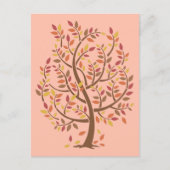 秋の木 ポストカード (正面)