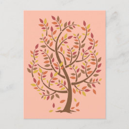 秋の木 ポストカード
