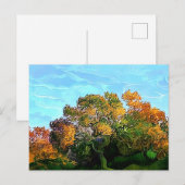秋の木 ポストカード (正面/裏面)