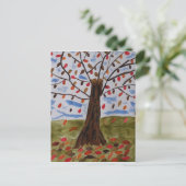 秋の木 ポストカード (スタンド正面)