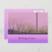 秋の木 ポストカード (正面/裏面)