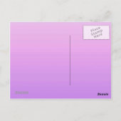 秋の木 ポストカード (裏面)