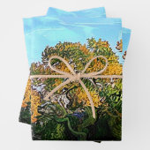 秋の木 ラッピングペーパーシート (インサイチュ)