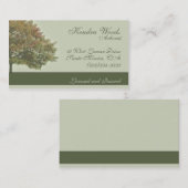 秋の木 名刺 (正面/裏面)