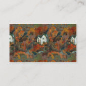 秋の木 名刺 (裏面)