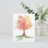 秋の木 招待状 (スタンド正面)