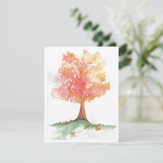 秋の木 招待状 (スタンド正面)