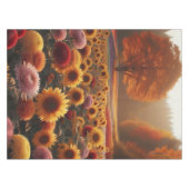 秋の木/梅の畑 テーブルクロス (正面(横))