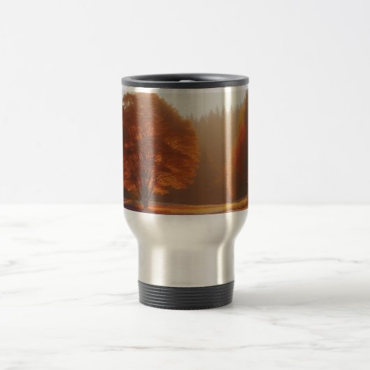 秋の木/梅の畑 トラベルマグ (中央)