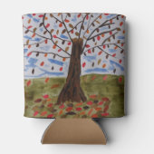 秋の木 缶クーラー (裏面)