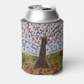 秋の木 缶クーラー (缶裏面)
