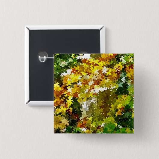 秋の木 缶バッジ (正面&裏面)