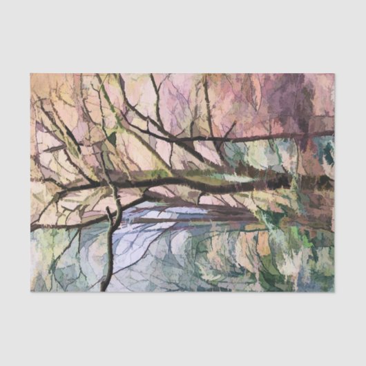 秋の木 薄葉紙 (正面)