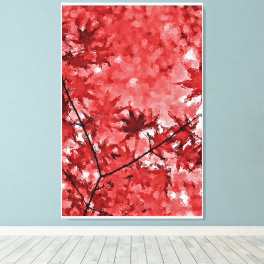 秋の末 キャンバスプリント (インサイチュ (ウッドフロア))