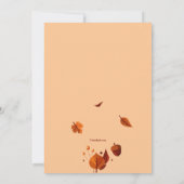 秋の本と茶  招待状 (裏面)