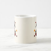 秋の本好き コーヒーマグカップ (中央)