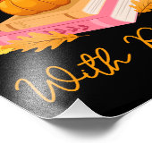 秋の本秋の読かぼちゃに恋する フォトプリント            (角)