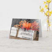 秋の本雨入り誕生日カード カード (黄色い花)