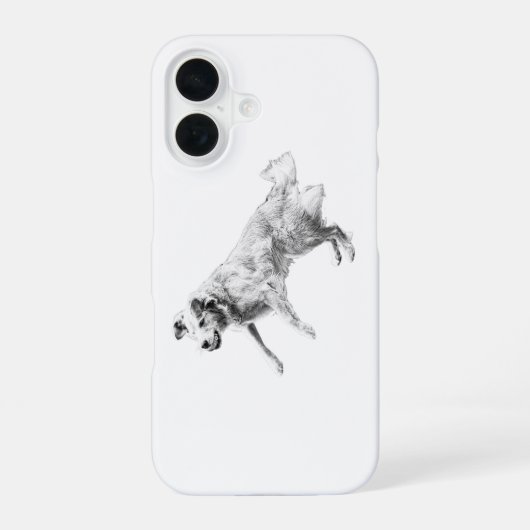 秋の束縛、影を見つける iPhone 16ケース (裏面)