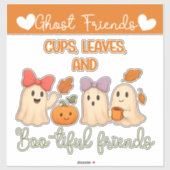 秋の杯離れと シール (シート)