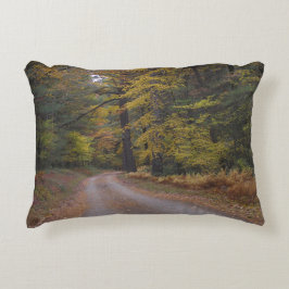 秋の林道 アクセントクッション