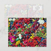 秋の果実の花 ポストカード (正面/裏面)